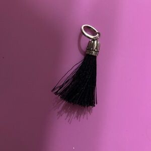 Brighton Black Tassel Pendant